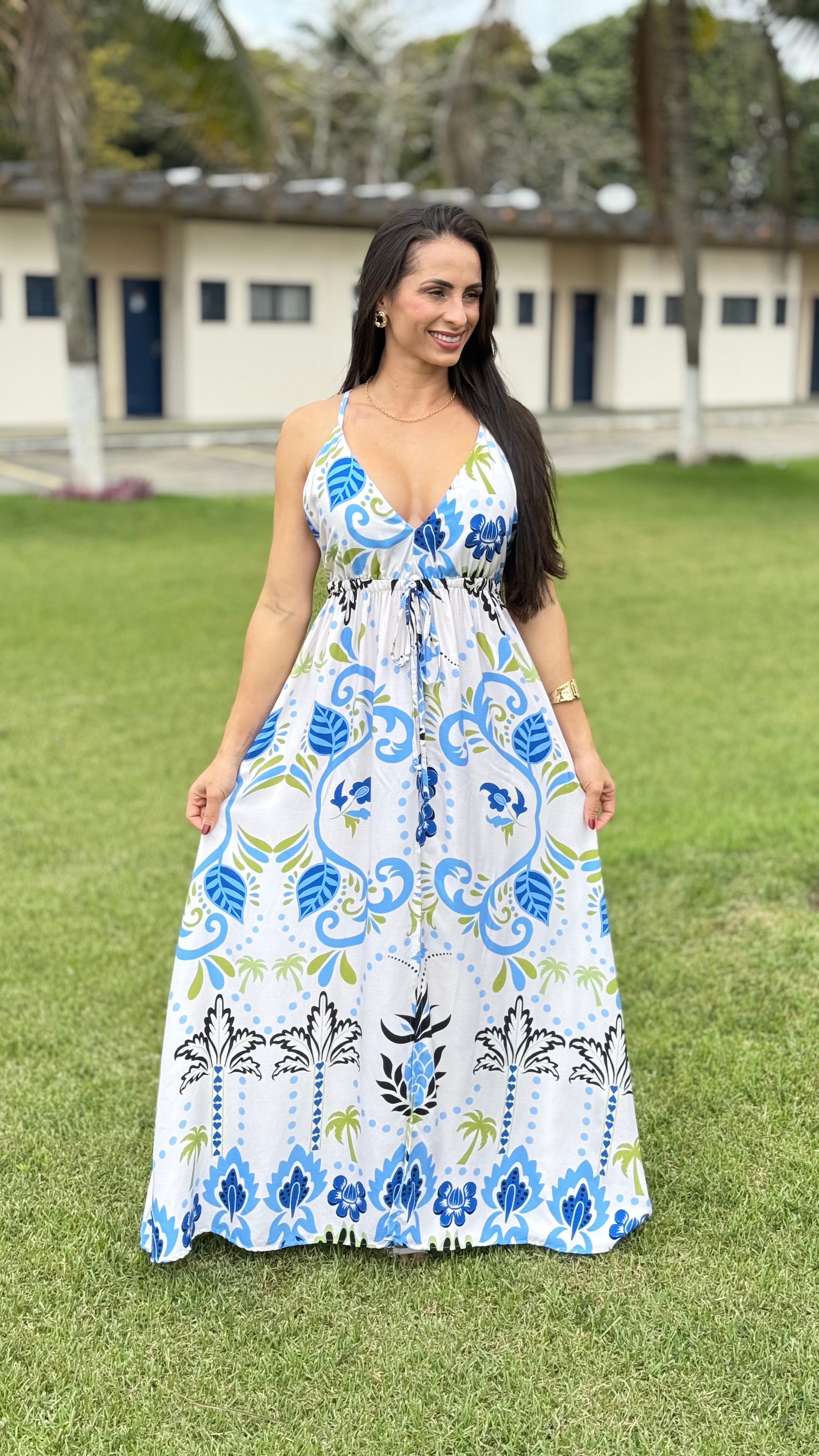 VESTIDO MIDI ESTAMPADO