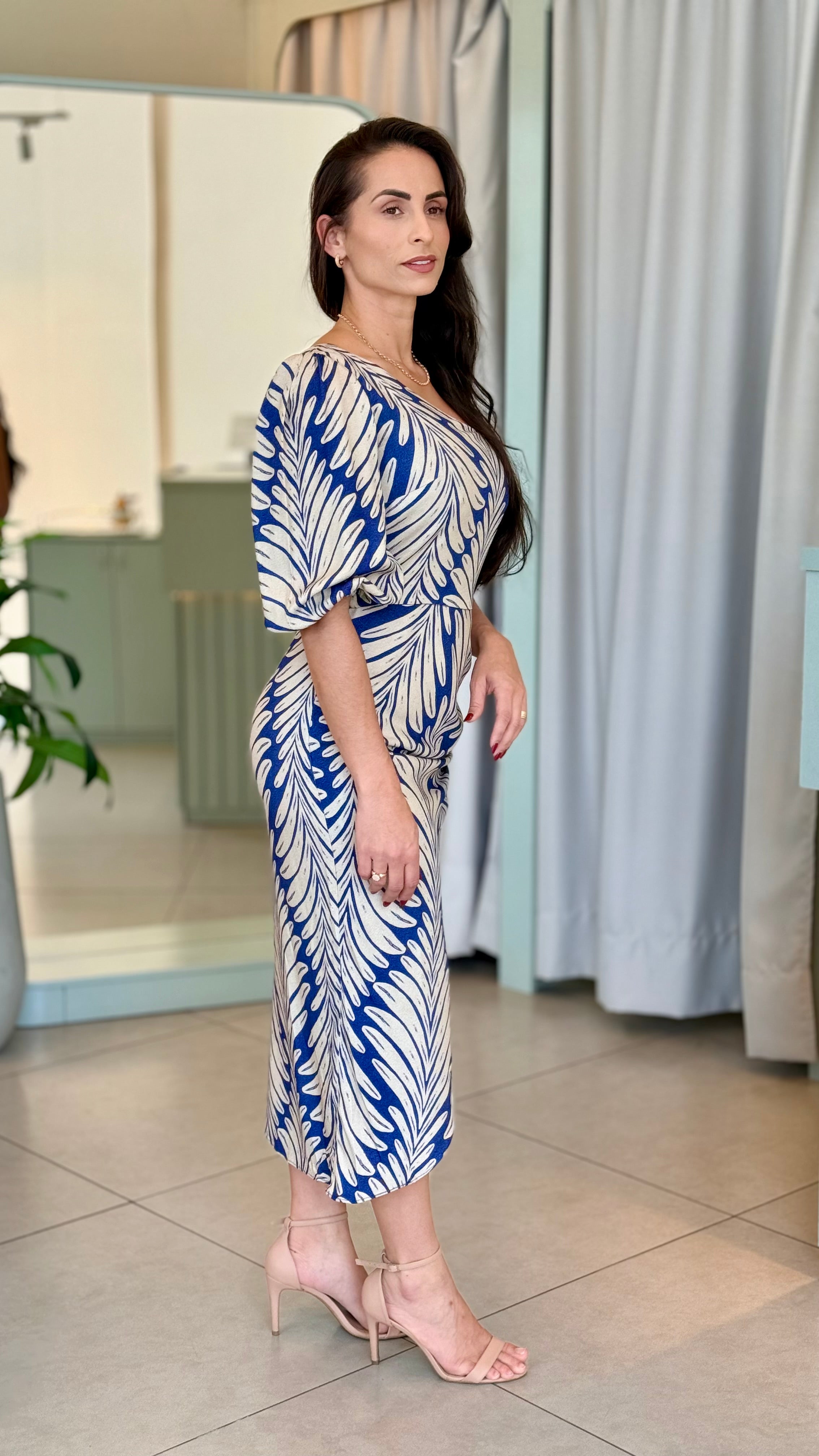 VESTIDO MIDI EST RAMOS
