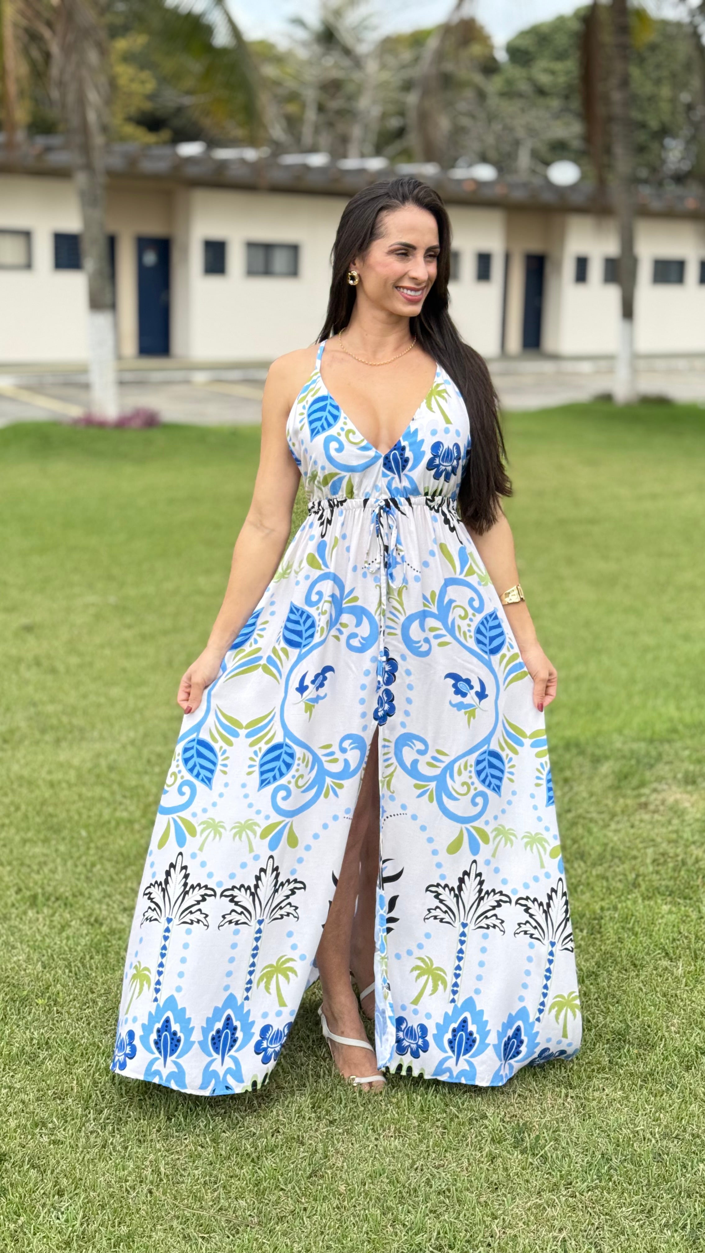VESTIDO MIDI ESTAMPADO