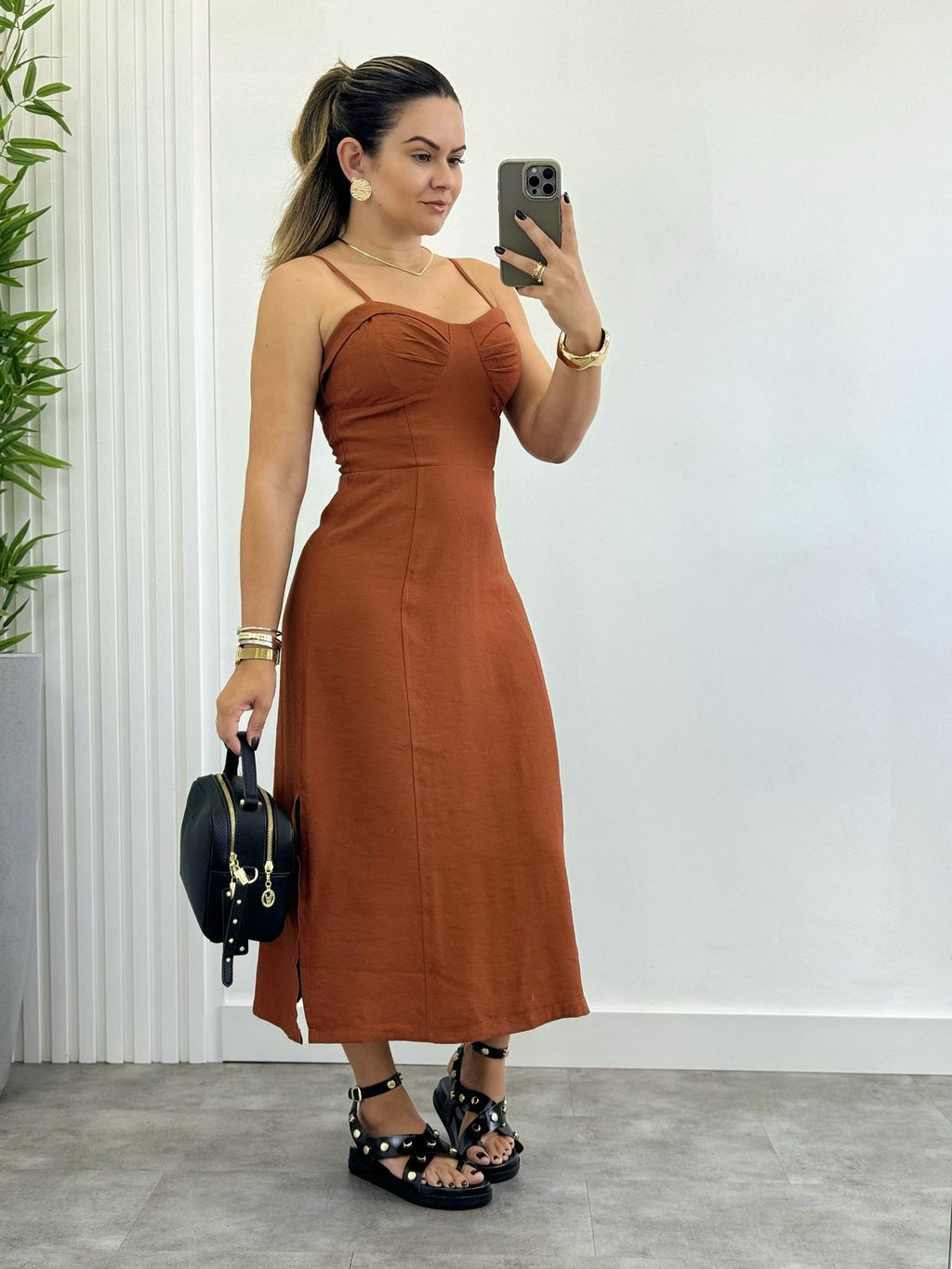 VESTIDO MIDI BRUNA