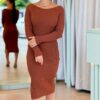 VESTIDO MIDI TRICOT